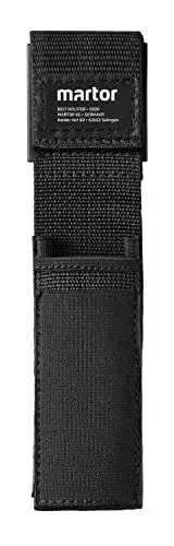 Produktbild: MARTOR GÜRTELTASCHE S für Cuttermesser, Tasche Mit 4 Fächern Für Sicherheitsmesser/Stift/Schere, Mit Clip & Klettverschluss, Nylon, Schwarz