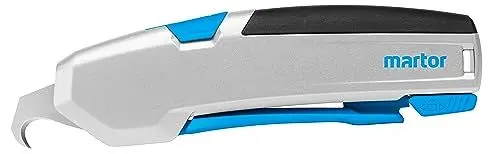 Produktbild: MARTOR Sicherheitsmesser Mit Klingeneinzug und Hakenklinge, SECUPRO 625, Profi Cuttermesser, Aluminium, Rechts- & Linkshänder