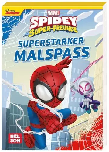 Produktbild: MARVEL Spidey und seine Super-Freunde: Superstarker Malspaß: Mehr als 60 Ausmalmotive | Beschäftigung ab 3 Jahren
