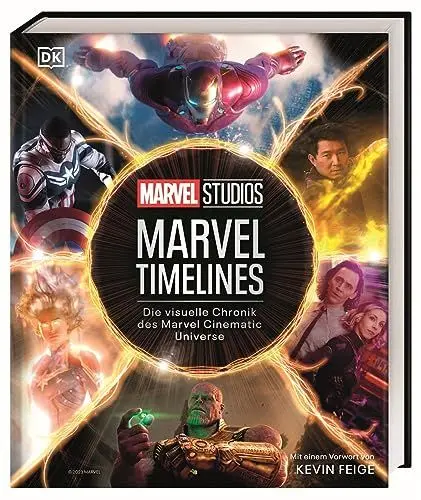 Produktbild: MARVEL Studios Marvel Timelines: Die visuelle Chronik des Marvel Cinematic Universe. Mit einem Vorwort von Kevin Feige