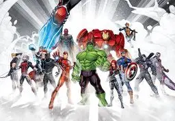 Produktbild: Marvel Fototapete - Avengers Unite - Größe 368 x 254 cm (Breite x Höhe), 8 Teile, inklusive Kleister - Tapete, Kinderzimmer, Kindertapete, Hulk