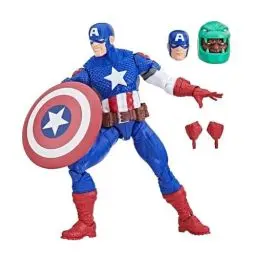 Produktbild: Marvel Hasbro Legends Series: Ultimate Captain America Ultimates Classic Comic, 15 cm große Legends Action-Figur, Multi, F6616