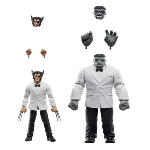 Produktbild: Marvel Legends Series Marvel's Patch und Joe Fixit, Wolverine Action-Figuren, Blue, Yellow, Green