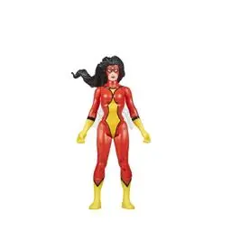 Produktbild: Marvel Legends Series Retro 375 Collection Spider-Woman, 9,5 cm große Action-Figur