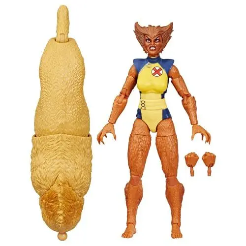 Produktbild: Marvel Legends Series Wolfsbane Action-Figur zu den Comics, Rot