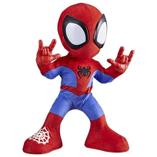 Produktbild: Marvel Spidey und Seine Super-Freunde Tanz- & Krabbelspaß Spidey, interaktives Plüschspielzeug - Englische Version