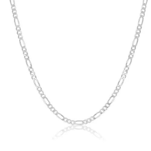 Produktbild: Mary & Jules Silberkette Damen 925 ohne Anhänger aus recyceltem 925 Sterling Silber - Kette Silber 45 cm für Frauen & Mädchen, Kette Damen Silber, hautverträglich & langlebig