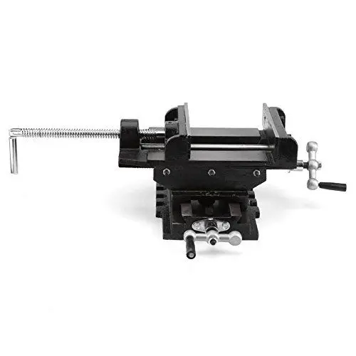 Produktbild: Maschinenschraubstock Bohrmaschinen Schraubstock 2-Achsen 150mm (6 Zoll) Schraubstock für Kreuztisch Frästisch oder Werkbank Seitlich oder in Längsrichtung bewegen Kreuztisch Frästisch