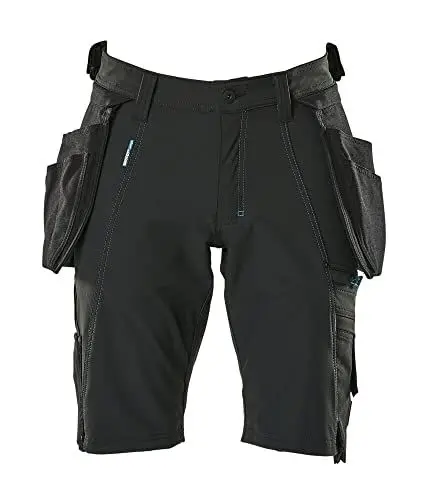 Produktbild: Mascot 17149-311-09 Advanced Cordura Ultimate Stretch Geringes Gewicht Shorts mit Hängetaschen, Schwarz, C64 Größe