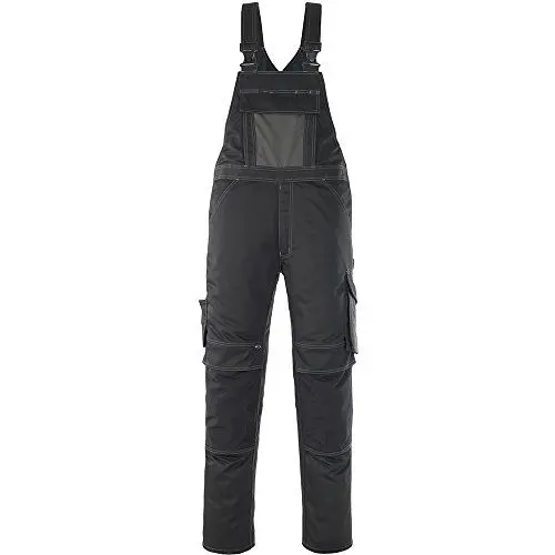 Produktbild: Mascot Latzhose Leipzig Größe L82cm/C44, 1 Stück, schwarz/anthrazit, 12069-203-0918-82C44