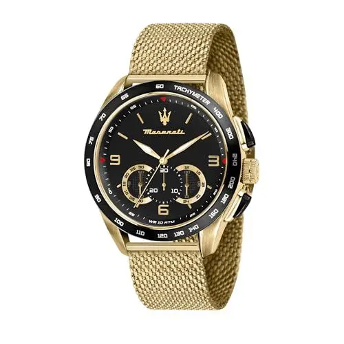 Produktbild: Maserati Herren Analog Quarz Uhr mit Edelstahl Armband R8873612010