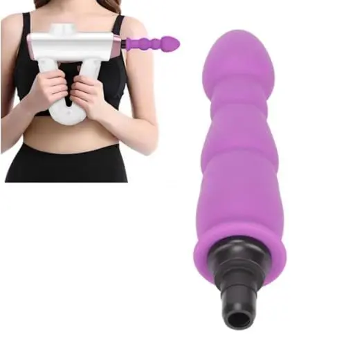 Produktbild: Massagepistole Ersatzköpfe Muskelmassagekopf Upgrade-Massagekopf Tiefengewebe Muskelentspannung Massagegerät Ersatzkopf Aufsatz Massagepistole Zubehör Lila(0 7 Zoll)
