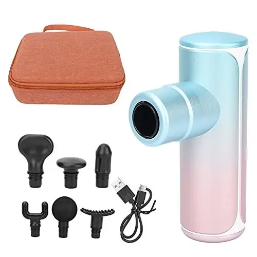 Produktbild: Massagepistole, Mini Muskelmassagegerät Massage Gun Faszien Percussion Massager Gerät USB Wiederaufladbares Tragbares Schmerzlinderung Muskelentspannung Faszienmassagegerät
