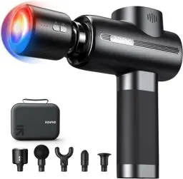 Produktbild: Massagepistole Wärme und Kälte, RENPHO Thermacool Massagepistole Massage Gun mit Hitze Kälte Function, Muskel Massagegerät für Heimbüro-Workout, Ganzkörper Muskelmassage Entspannung, Geschenk Vatertag