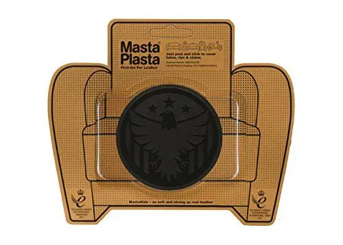 Produktbild: MastaPlasta Selbstklebende Premium-Reparaturflicken aus Wildleder, für Sofas, Autositze, Taschen und mehr, zum Aufkleben, Adler 8cm x 8cm