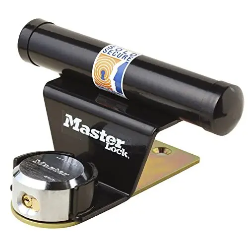Produktbild: Master Lock 1488EURDAT Protektor für Garagentor mit Schlüsselschloss, schwarz, 13 cm x 27 cm x 22,5 cm