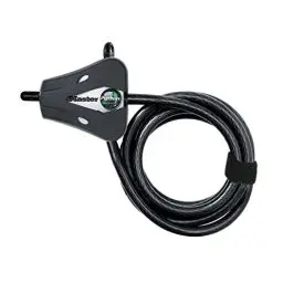 Produktbild: MASTER LOCK Verstellbares Kabelschloss mit Schüsselschloss (Kabel einstellbar von 30 cm bis 1,8 m) (Python) 8418EURD - Ideal für Sportausrüstung, Werkzeuge und Gartenmöbel