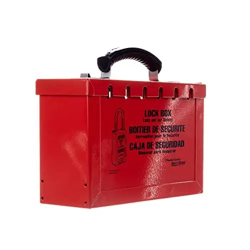 Produktbild: Master Lock ML498A Gruppen-Sicherheitsbox aus Stahl, rot, 25.9 cm x 23.4 cm x 10.7 cm