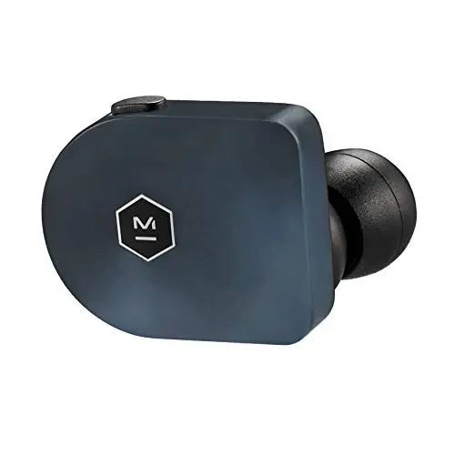 Produktbild: Master & Dynamic MW07SB True Wireless Kopfhörer (3,5h Akkulaufzeit pro Ladung, Edelmetall-Ladecase, IPX4) Steel Blau