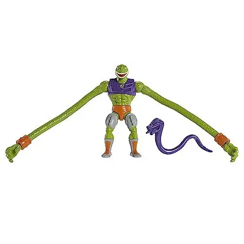 Produktbild: MASTERS OF THE UNIVERSE Snake Men Sssqueeze - Schlangenmensch Bösewicht mit beweglichen 18 cm großen Figuren, inklusive Zubehörteil, perfekt zum Sammeln und Spielen, HLB53, HKM78