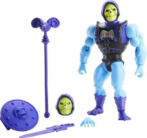 Produktbild: Masters of the Universe GVL77 - Origins Skeletor Deluxe-Actionfigur, ca. 14 cm große Actionfigur, Figuren zum Spielen und Sammeln, Geschenk für 6- bis 10-Jährige und erwachsene Sammler