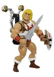 Produktbild: Masters of the Universe HDT22 - Origins Deluxe He-Man mit fliegenden Fäusten, 14 cm große Actionfiguren, zum Spielen und Sammeln, Spielzeug Geschenk für Kinder ab 6 Jahren und erwachsene Sammler