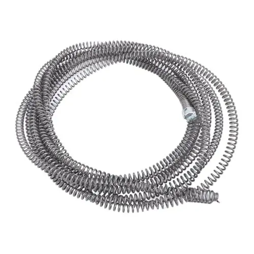 Produktbild: Masyrt 16 Mm WC-Sanitär-Schlangenrohrschnecke, Abflussreiniger-Federkabel für Haushalt, Küche, Badezimmer, Kanalrohr-Verstopfungsentferner (3 Meter / 9,8 Fuß)