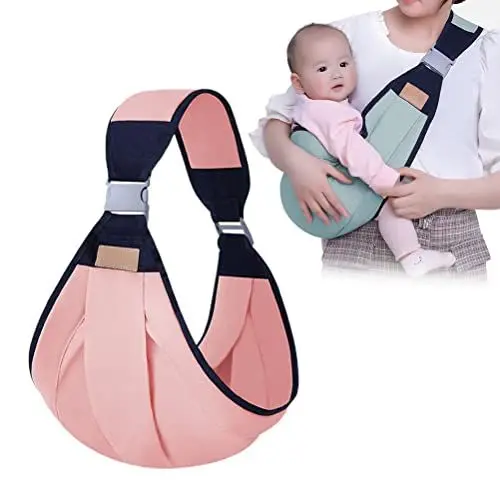 Produktbild: Masyrt – Atmungsaktive und verstellbare Kindertrage, Baby-Känguru, weiche ergonomische Babytrage, rutschfester Hüftsitz, geeignet für Kinder von 0 bis 36 Monaten (bis zu 30 kg)