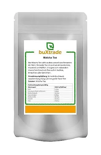 Produktbild: Matcha Tee Pulver - Grüner Matcha Tea grün green VERSCHIEDENE GRÖßEN