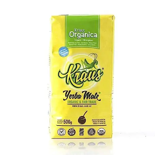 Produktbild: Mate Tee Argentinien, 500g. - Yerba Mate Organica KRAUS 500g