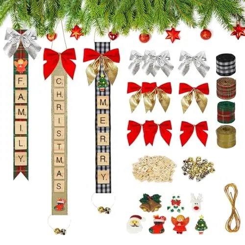 Produktbild: Matogle 151 pcs Weihnachten Geschenk Dekoration Weihnachtsgeschenk Anhänger Geschenkanhänger Weihnachtsdeko für Weihnachtsbaum Geschenkbox
