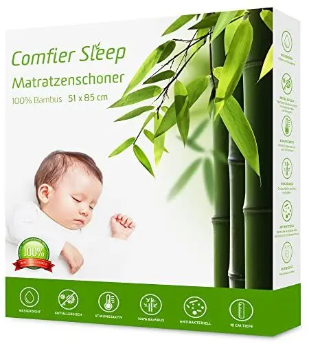 Produktbild: Baby Matratzenschoner 51x85 – Matratzenschoner Wasserdicht Für Next2Me Beistellbett – Wasserdicht & Waschbar – Weiche Matratzenauflage Für Babys