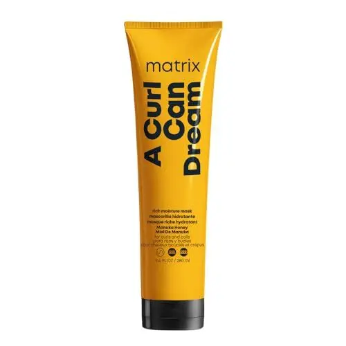 Produktbild: Matrix Feuchtigkeitsspendende Haarmaske für definierte Locken und Wellen, Mit Manuka-Honig Extrakt, A Curl Can Dream Maske, 1 x 280 ml
