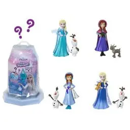 Produktbild: Mattel Disney Frozen Ice Reveal, kleine Puppe mit Squishy-Eisgel und 6 Überraschungen, einschließlich Freundefigur und Accessoires (Puppen können variieren) HRN77