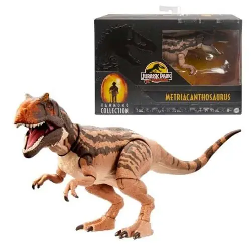 Produktbild: Mattel JURASSIC WORLD Metriacanthosaurus - Sammeldinosaurier mit 17 Bewegungspunkten und detailreichem Design, 30-jähriges Jubiläum von Jurassic Park, für Kinder ab 8 Jahren, HLT26