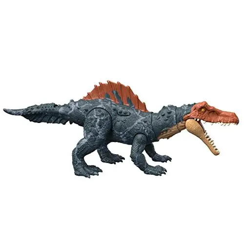 Produktbild: Jurassic World: Ein neues Zeitalter Massive Action Siamosaurus Dinosaurierfigur, Angriffsbewegung und Beißfunktion, Reihe verschiedener Bewegungen, physischer und digitaler Spielspaß ab 4 Jahren