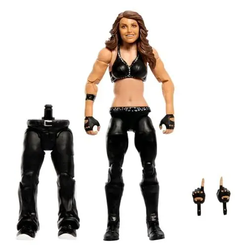 Produktbild: Mattel WWE Elite Actionfigur WrestleMania mit Zubehör und Nicholas-Bauteilen, bewegliche Sammelfigur für WWE-Fans HVJ11