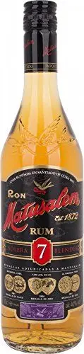 Produktbild: Matusalem Solera 7 Jahre Rum mit 40% vol. Rum aus der dominikanischen Republik | 7 Jahre im spanischen Solera-Verfahren gereift (1 x 0,7l)