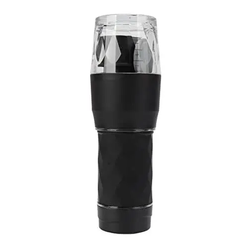 Produktbild: Maual Handkaffeemaschine, Tragbare Reisekaffeemaschine, Kompatibel mit Gemahlenem Kaffee und Kaffeekapseln, für Camping, Wandern (Schwarz)