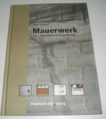 Produktbild: Mauerwerk - Risse vermeiden und instandsetzen.