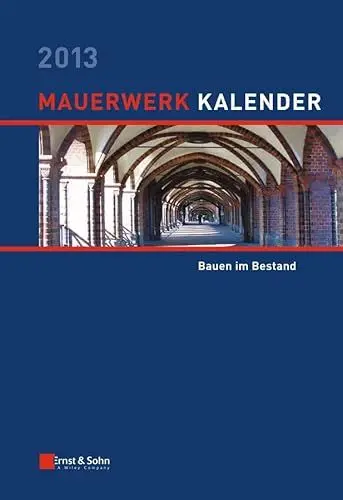 Produktbild: Mauerwerk-Kalender 2013: Bauen im Bestand