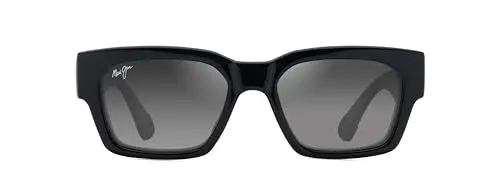 Produktbild: Maui Jim Unisex Sunglasses, Grey kenui Shiny blk w tr, One Size
