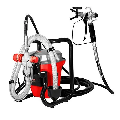 Produktbild: MAUK® Airless Farbsprühsystem | Elektro Sprühgerät/Maler & Lackierer Spritzgerät für Fassaden- & Wandfarbe | Lack & Lasur Paint Sprayer inkl. Farbsprühpistole & Düse 517