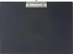 Produktbild: MAUL Klemmbrett A3 | Klemmbrett aus Karton mit Folie | Schreibbrett mit Papierklemme | Clipboard mit moderner Klemmer zur Aufbewahrung von Papier | für Büro, Küche und Werkstatt | Schwarz
