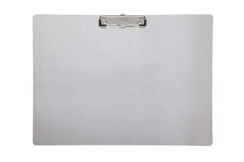 Produktbild: MAUL Klemmbrett A3 | Stabiles Klemmbrett aus Aluminium zum Aufhängen | Schreibunterlage mit Bügeklemme 8 mm | Clipboard zum Schreiben, Zeichnen in Büro oder Haushalt | A3 Querformat | Silber