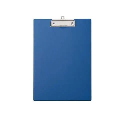 Produktbild: MAUL Klemmbrett A4 MAULpoly | Schreibbrett aus Karton mit PP Folienüberzug | Clipboard zum Aufhängen | Moderner Klemmer zur Aufbewahrung von Papier | Für Büro, Küche und Werkstatt | Blau
