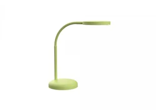 Produktbild: Maul Schreibtischlampe LED MAULjoy | Kleine Schreibtischlampe mit Standfuß | Moderne Tischlampe für Schreibtisch, Büro | Flexible LED Lampe mit 3000K warmweißem LED Licht | Lime