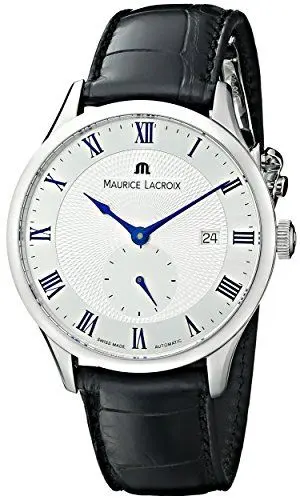 Produktbild: Maurice Lacroix Herren-Armbanduhr MP6907-SS001-110, traditionelle Analoganzeige, Schweizer Automatik, Schwarz