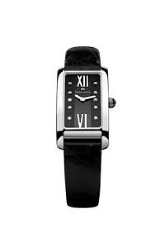 Produktbild: Maurice Lacroix Fiaba FA2164-SS001350 Damenuhr, schwarzes Diamant-Zifferblatt, Schwarz, Armband