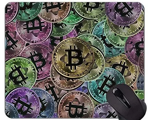 Produktbild: Mauspad Anti-Rutsch, Geld Bitcoin Wealth Mauspads
